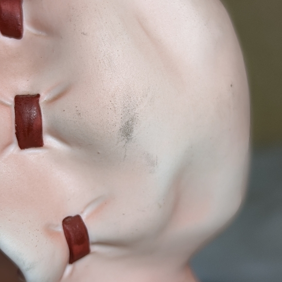 Lefton Hand Painted Bisque Porcelain Piano Baby 6 in - Picture 9 of 9